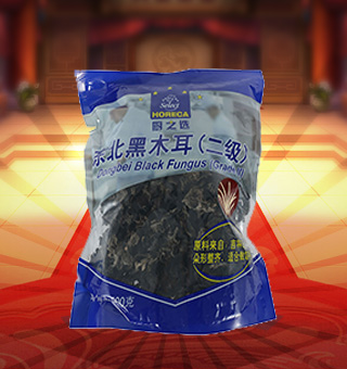 厨之选HS二级东北黑木耳产自黑龙江牡丹江250g每袋，精选优质片状银耳经过领先工艺烘干而成，卫生安全，色泽乳白色，半透明，柔软有弹性。可直接与肉丝爆炒、与枸杞、红枣煲汤，或作为佐料，荤素皆宜，食法多样，是一道美味食材。采用透明的塑料包装，大气美观，新鲜清晰可见，方便消费者们的选购，质量保证，放心购买。