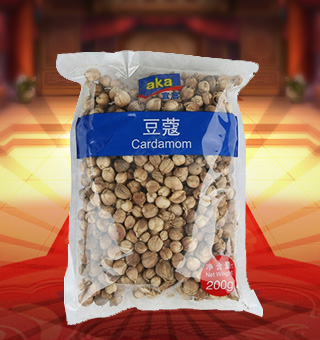 宜客(AKA)豆蔻产自四川成都200g每袋，选用上等优质的豆蔻为原料，经现代先进的工艺，精心制作而成，品质天然，口味纯正。营养丰富，天然美味，绿色健康，气味芳香，味道纯正，品质有保障，可放心食用。塑料质地包装，简洁大方，食用简单，是您厨房常备品的上好选择，带给您全新的精彩体验。
