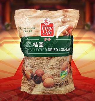 荟食(FINE LIFE)臻选桂圆产自福建莆田500g每袋，精选优质桂圆为原料，经先进工艺精心制作而成，果实浑圆，果肉晶莹易剥离，轻松享受。荟食臻选桂圆中富含丰富的蛋白质、脂肪、碳水化合物及钠等微量元素，有助于补充人体所需。采用精美袋式包装，大气上档次，果肉适合煮粥、煲汤等，食法多样，是你居家生活的必备选择。