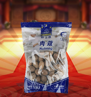厨之选(HORECA SELECT)肉蔻产自四川成都500g每袋，精细加工而成，质量上乘，备受广大专业厨师和消费者欢迎和厚爱，是您厨房必备品。保留了肉蔻中原有的滋味、气味和全部的营养物质，风味独特，定会让您回味无穷。不使用化学剂、无化学残留、不破坏营养成分，给家人一份天然、一份健康、一份安心。